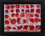 Rosen	 (40x30cm),	2002,	Öl und Pigmente auf Leinwand
