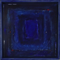 Blaues Fenster, 2011 (Öl auf Leinwand, 30x30cm)